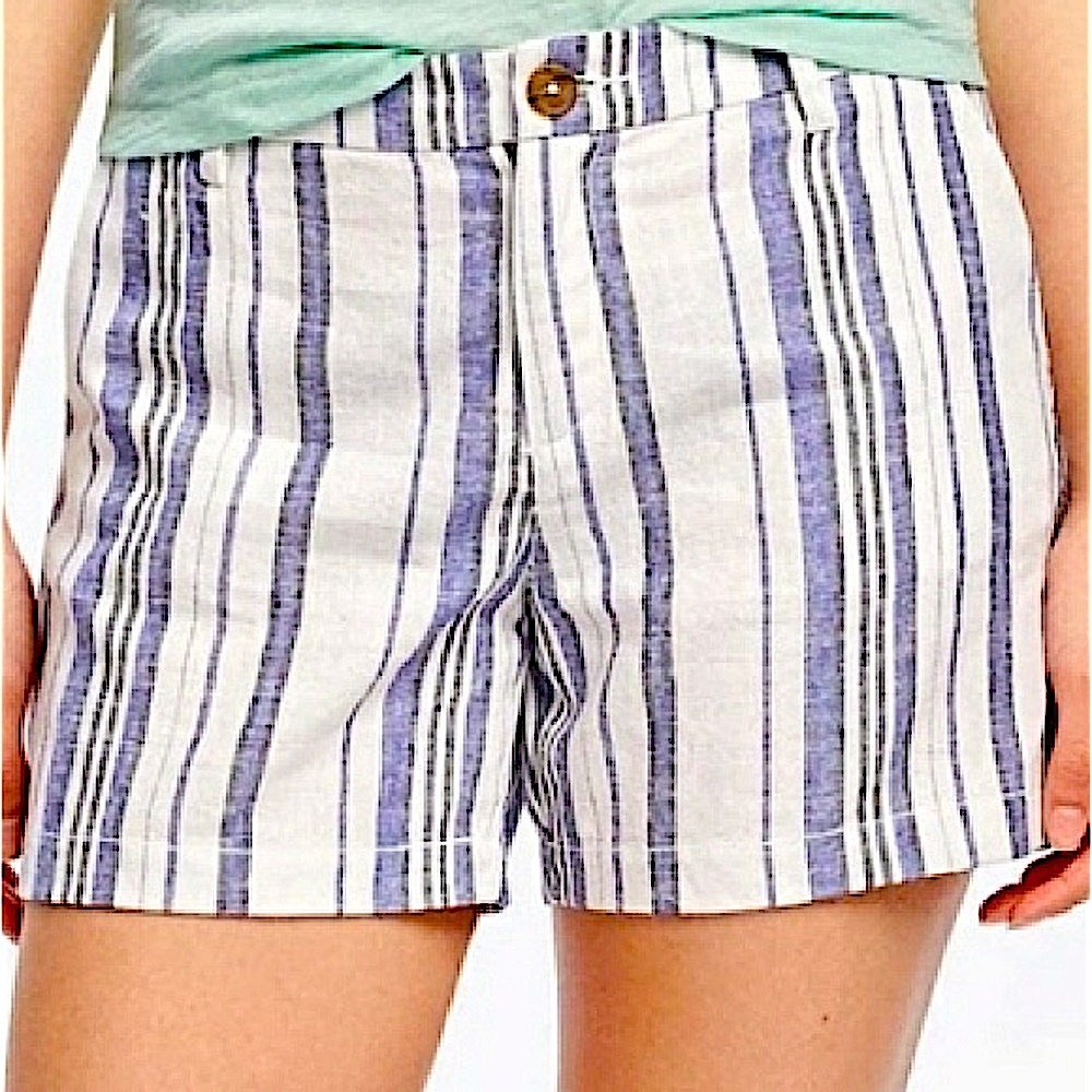 OLD NAVY Mid Rise Linen Blend 5” Inseam Shorts size 4